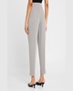 Caro Pleated Tapered-Leg Ankle Techno Pants