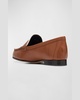 Bicolor Leather Coin Penny Loafers