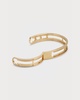 Move Uno 18K Yellow Gold Pave Diamond Bangle Bracelet