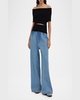 Oversized Wide-Leg Drop Jeans