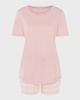 Laura Striped Short Cotton-Modal Pajama Set