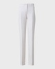 Carl Linen Herringbone Straight-Leg Pants