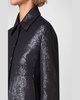 Winslow Silk Chiffon Sequin Short Jacket