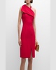 Lakelyn Asymmetric Button-Front Dress