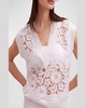 Ombelle V-Neck Floral Lace Vest