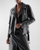 Brando Recycled Leather Boyfriend Jacket 