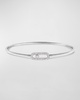 Move Uno 18K White Gold Flex Diamond Pave Bracelet