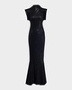 Gaviar Embellished Stretch Jersey Dress