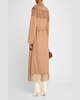 Carrie Belted Fringe Robe Coat