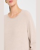 Crewneck Organic Cotton Knit Sweater