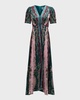 Lea Printed Long Dress