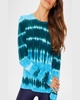 Amana Tie-Dye Long-Sleeve Knit Pullover