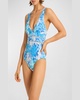 Daisyfield Spliced One-Piece Swimsuit 