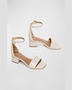 Jalena Leather Ankle-Strap Sandals