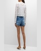 Richard Cropped Floral Lace Jacket