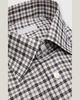 Men's Cotton Check Casual Button-Down Shirt