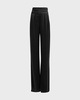 Joss Satin Wide-Leg Trousers 