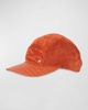 Men's Suede Crocodile-Trim Baseball Hat