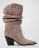 Slouchy Suede Mid Boots