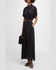 Linnet Belted Cotton Maxi Shirtdress