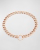 18K Rose Gold Catene Heavy Chain Necklace with Loop