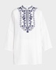 Cam Sophia Embroidered Antigua Blouse 