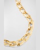 Men's 18k Yellow Gold Filigree Curb Chain Bracelet