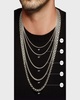 Men's Box Chain Necklace in Silver, 5.2mm, 22"L