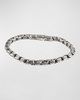 Men's Small Link Sterling Silver Bracelet