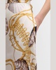 Virginia Shell-Print Wide-Leg Pants