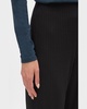 Cropped Wide-Leg Ribbed Pants