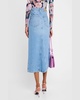 Del Rey Denim Midi Skirt 