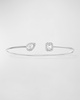 My Twin 18K White Gold Thin Bangle Bracelet