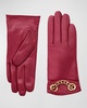 Chain Leather Gloves 