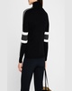 Lissa Stripe Wool Turtleneck Sweater