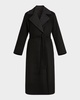 Plus Size Capanna Tie-Waist Wool Coat