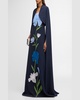 Floor-Length Cape Bolero Jacket