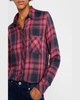 Hunter Plaid Button-Front Shirt 