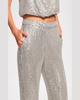 Olivian Sequined Straight-Leg Pants