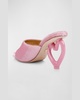 Lucid Heart-Heel Mule Sandals