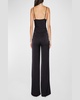 Joss Satin Wide-Leg Trousers 