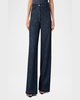 Cooper Cotton-Wool Denim Wide-Leg Pants