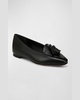 Cleo Leather Tassel Ballerina Loafers