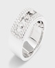 Move Noa 18K White Gold Pave Diamond Large Ring