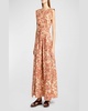 Shyanne Woodblock Printed Maxi Dress