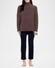 CozyChic High-Low Turtleneck Pullover