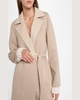 Cashmere-Blend Wrap Coat