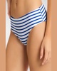 Amalfi Striped Mid-Rise Bikini Bottoms 