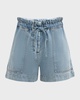 Foster Denim Paperbag Shorts 