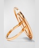 Lucky Move 18K Rose Gold 3-Diamond Ring